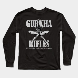 Royal Gurkha Rifles (distressed) Long Sleeve T-Shirt